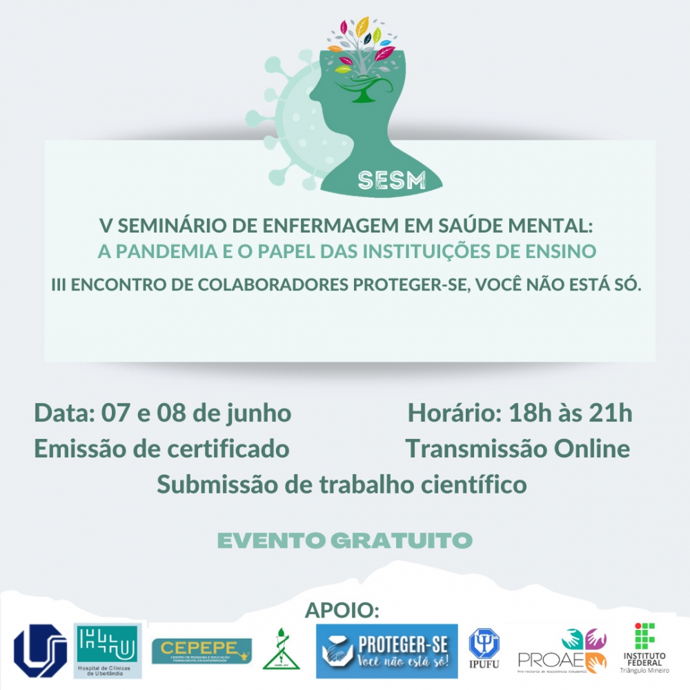 Seminário De Enfermagem Em Saúde Mental De 07 A 08 De Junho De 2021